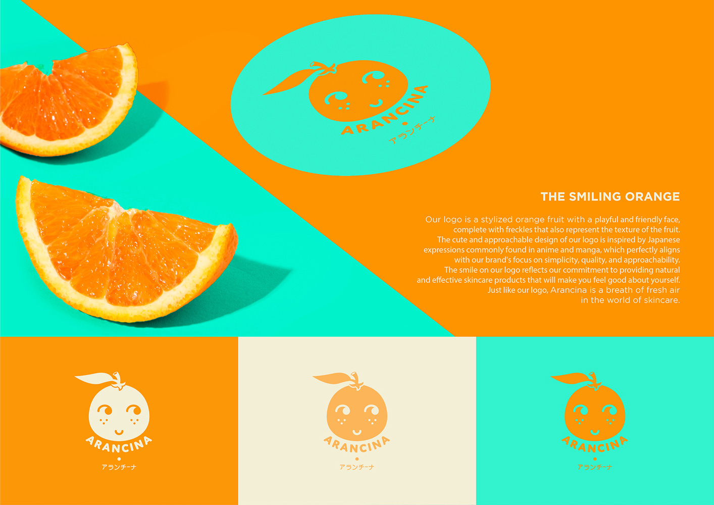 Arancina logo colour proposals