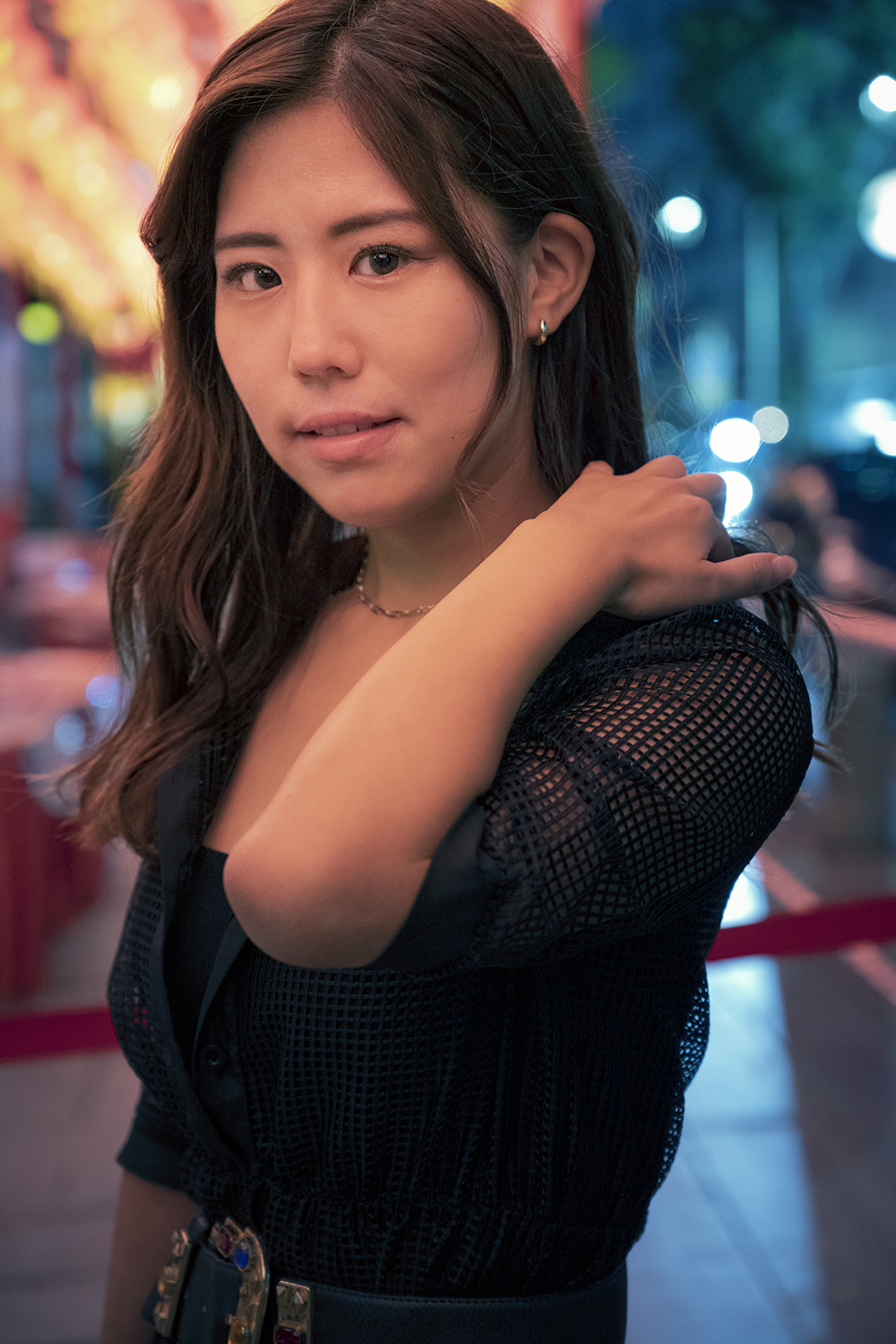 Giulia Brunetti - photography of a young lady in the streets of Singapore