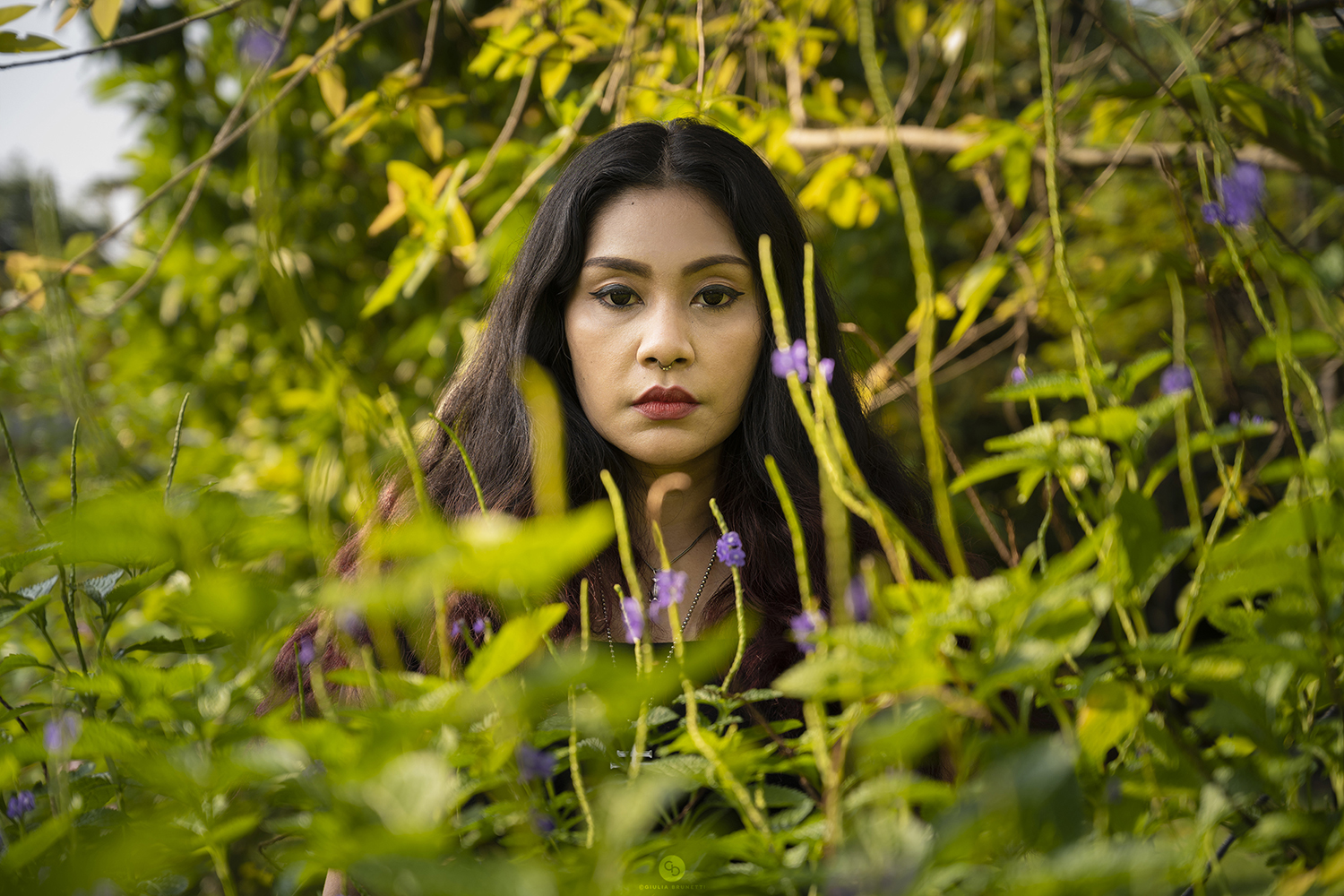 Giulia Brunetti - photography of a young lady in the nature