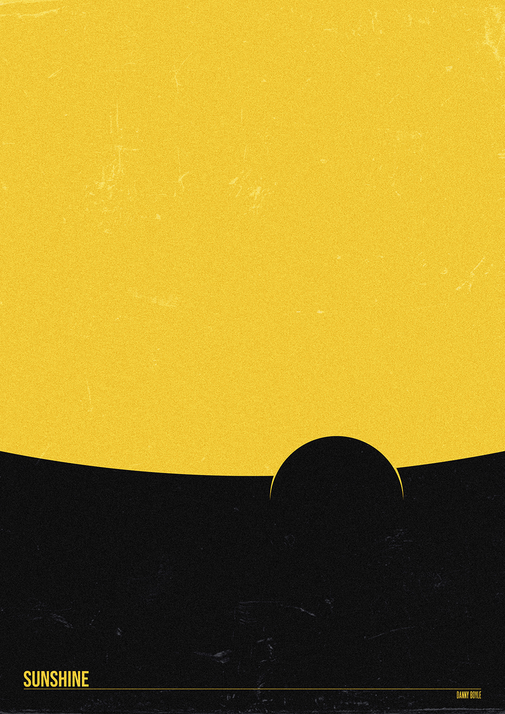 Sunshine - movie minimal vector poster design