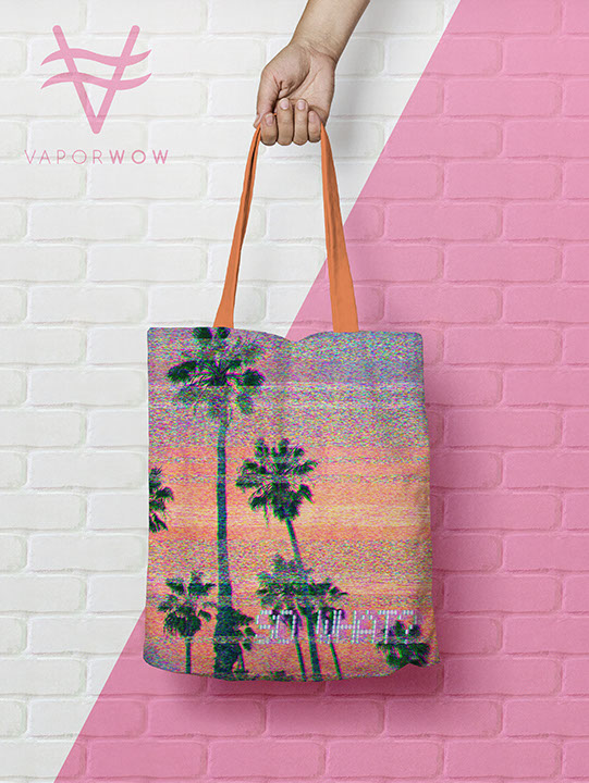 Vaporwow, vaporwave inspired design project